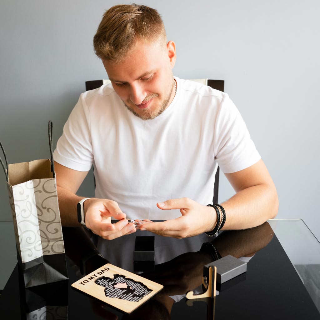 ALWAYS YOUR LITTLE GIRL PROJECTION KEYCHAIN