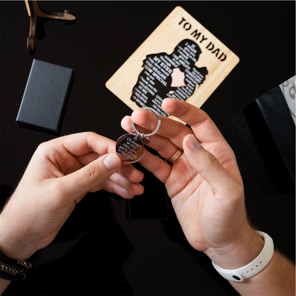 ALWAYS YOUR LITTLE GIRL PROJECTION KEYCHAIN