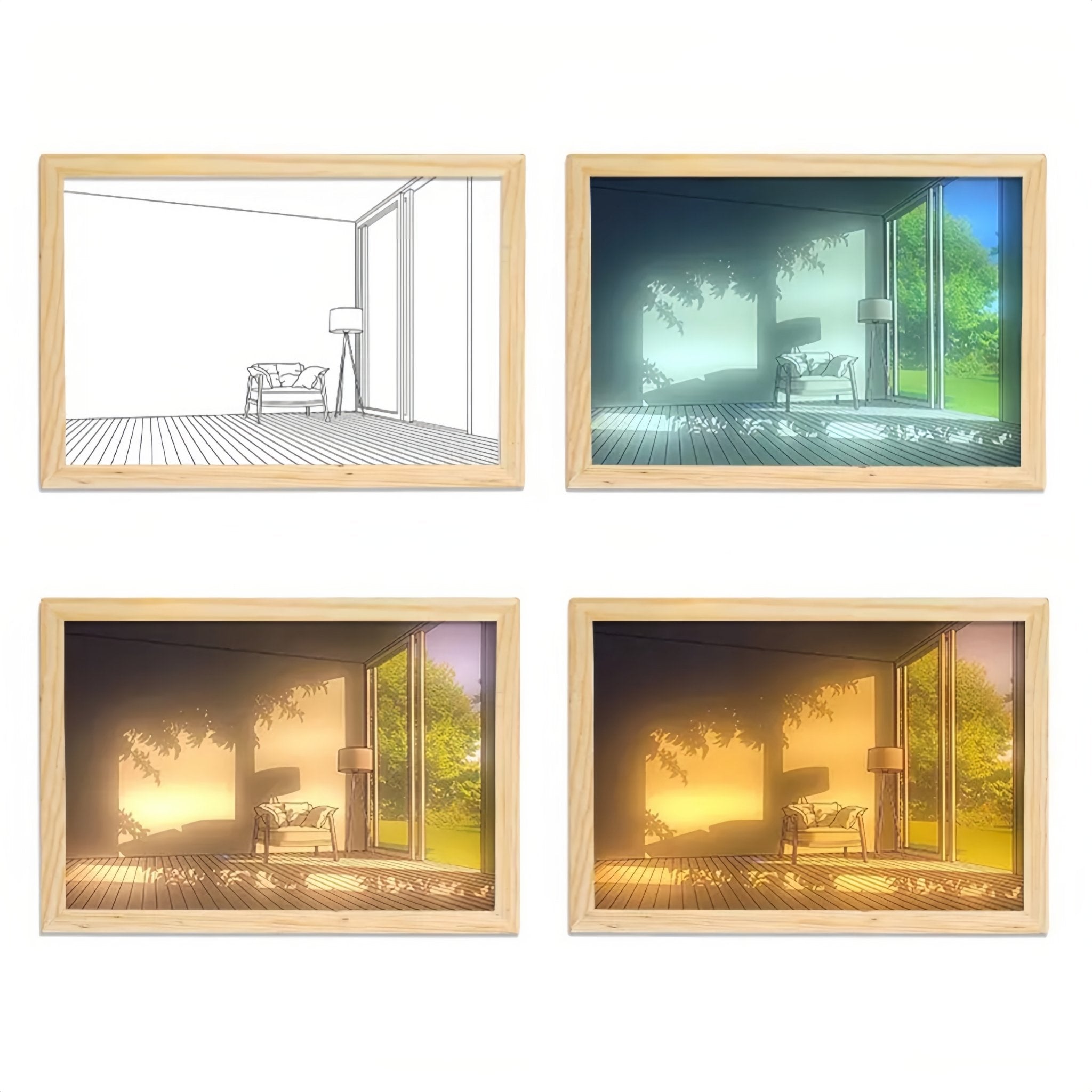 Light Painting LED Decorative Piece - Add Artistic Charm to Your Space