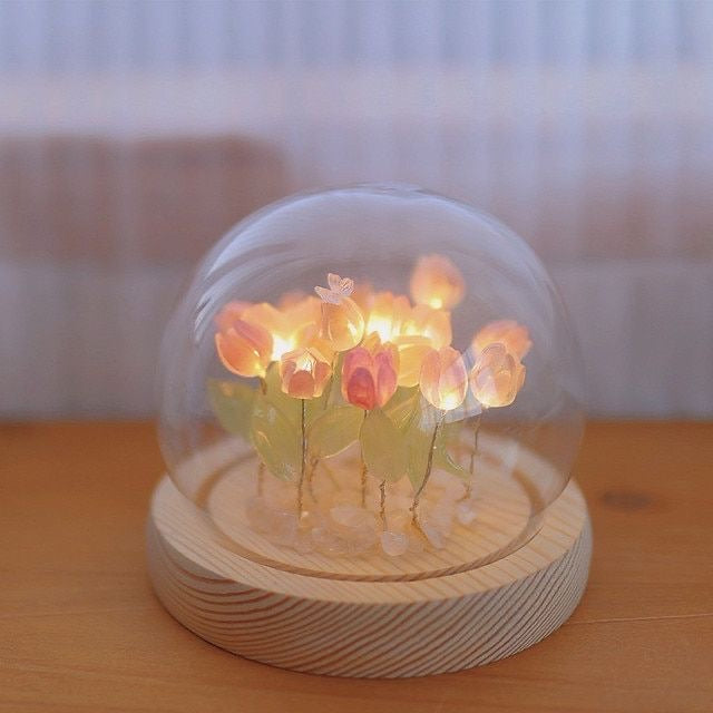 DIY Glass Tulip Globe