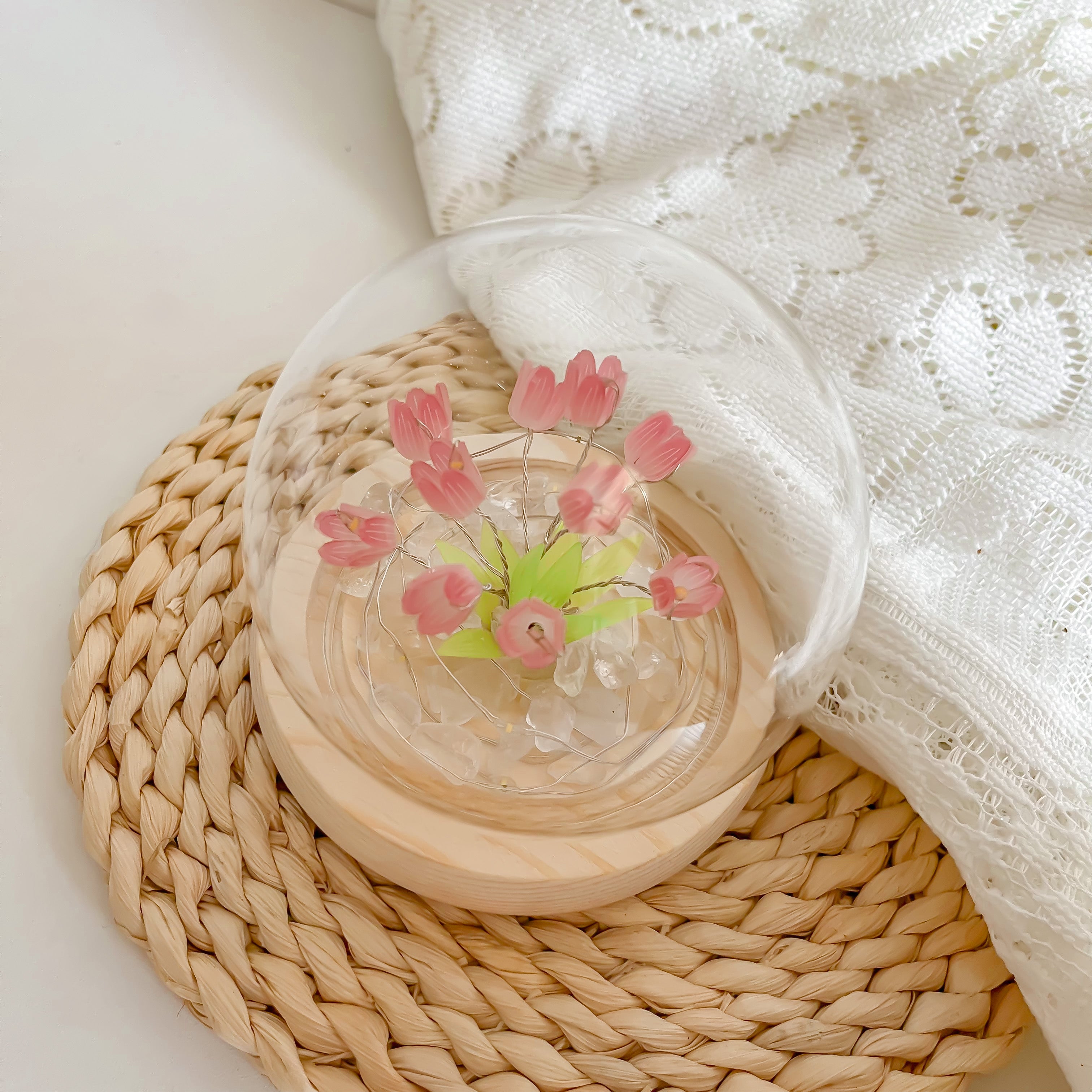 DIY Glass Tulip Globe