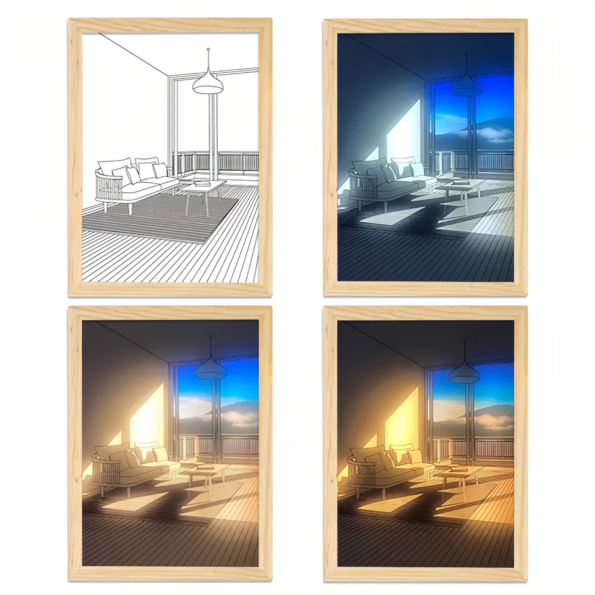 Light Painting LED Decorative Piece - Add Artistic Charm to Your Space