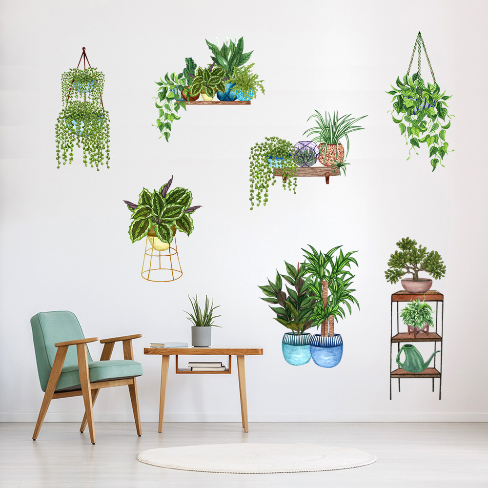 🔥Hot Sale 50% OFF-3D Green Plant Wall Sticker
