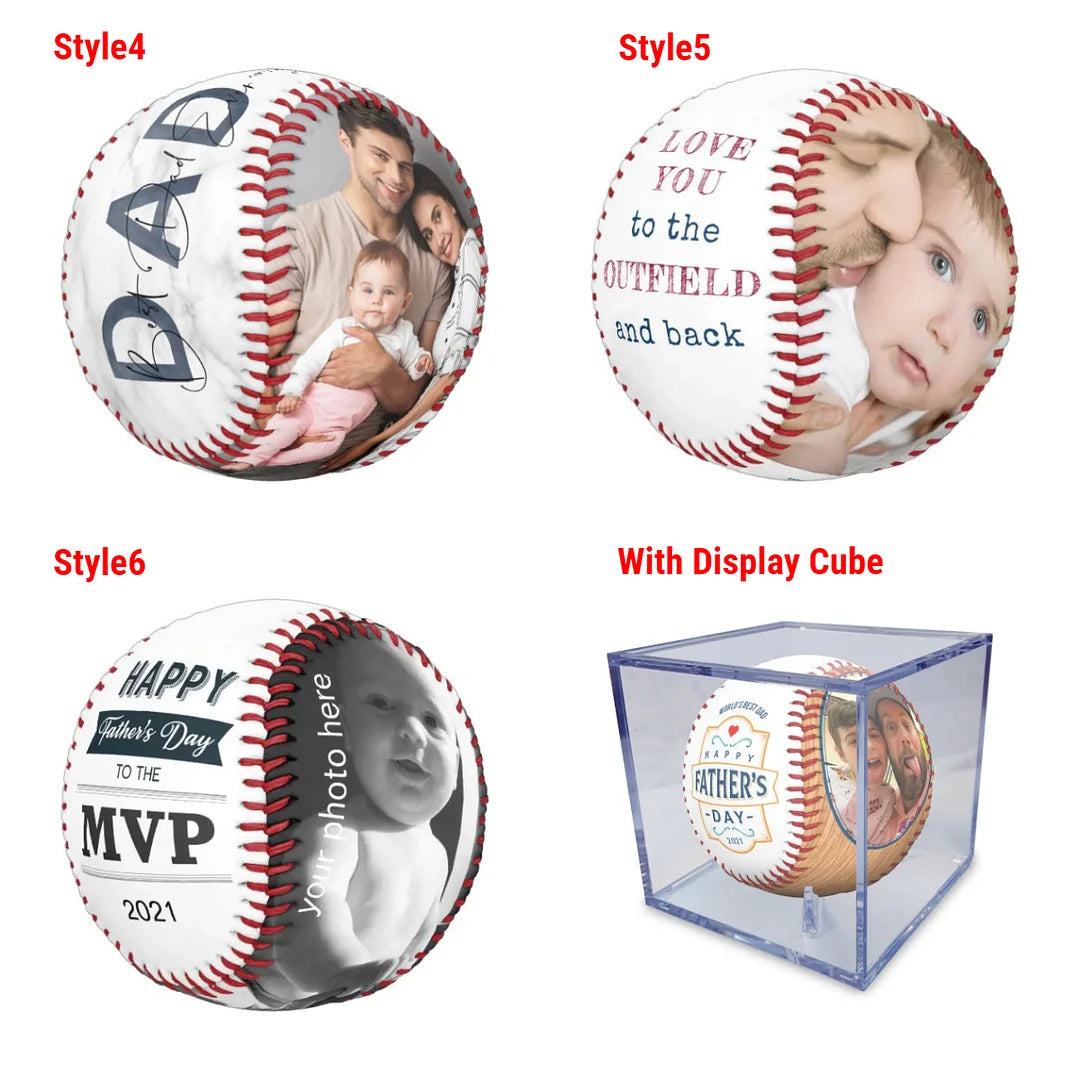 ⚾ Personalized Photo Baseball - Father's Day Baseball Gifts for Baseball Lovers