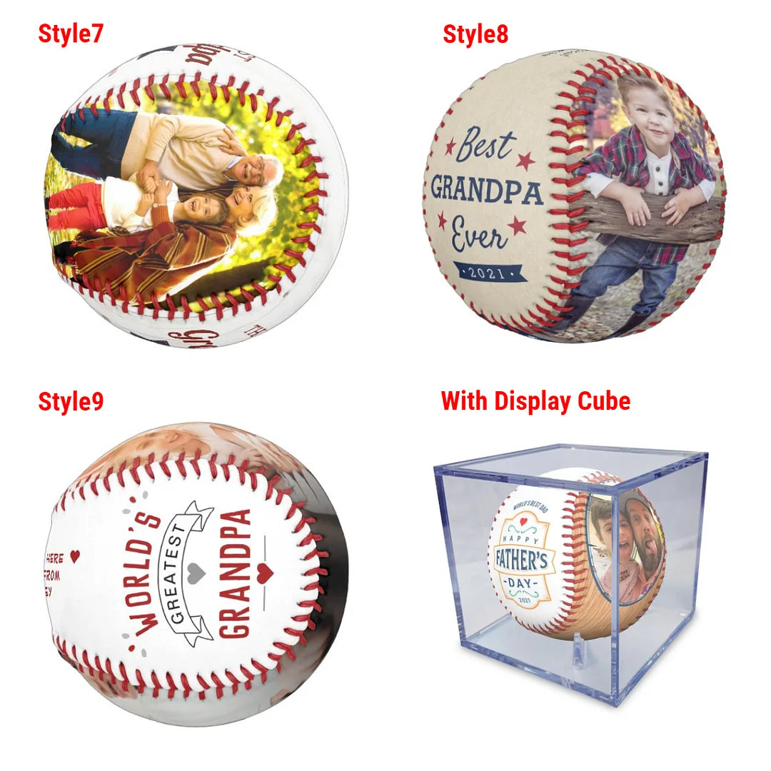 ⚾ Personalized Photo Baseball - Father's Day Baseball Gifts for Baseball Lovers