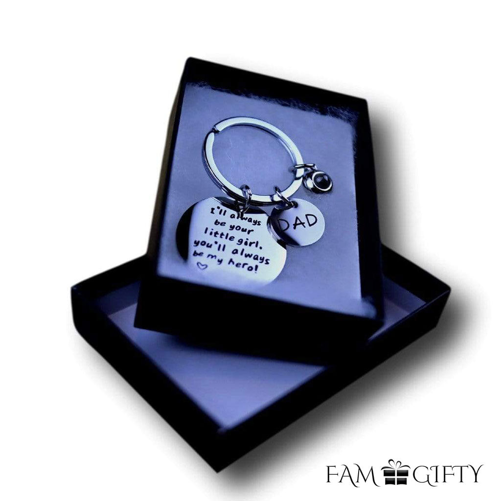 ALWAYS YOUR LITTLE GIRL PROJECTION KEYCHAIN
