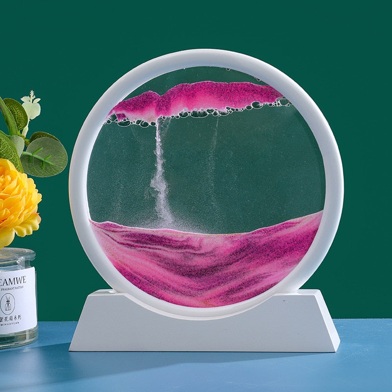 Enchanting Depths: 3D Moving Sand Art Picture