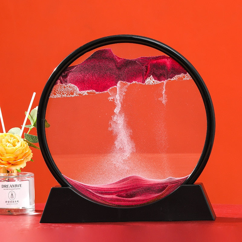 Enchanting Depths: 3D Moving Sand Art Picture