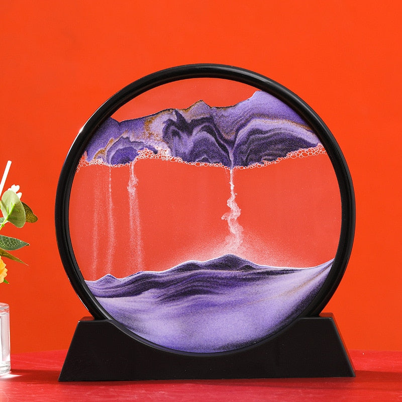 Enchanting Depths: 3D Moving Sand Art Picture