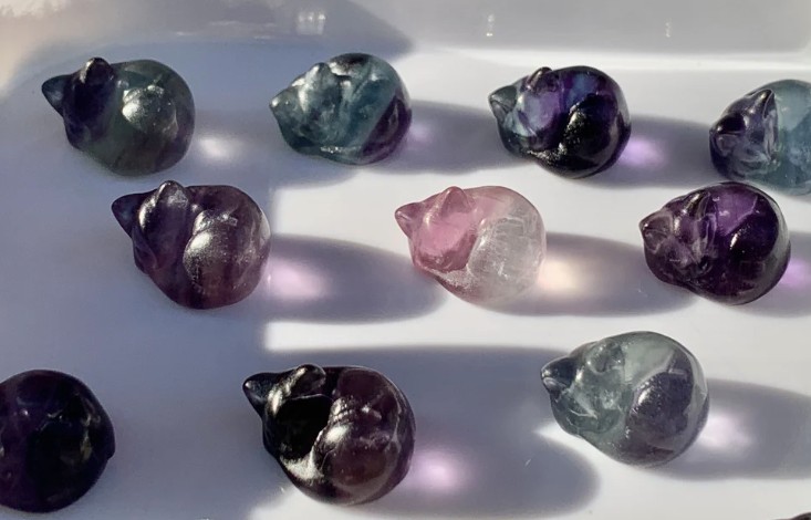 PREORDER Lunar Cat Nap in Silver (3 week processing time, select your own moon & cat)