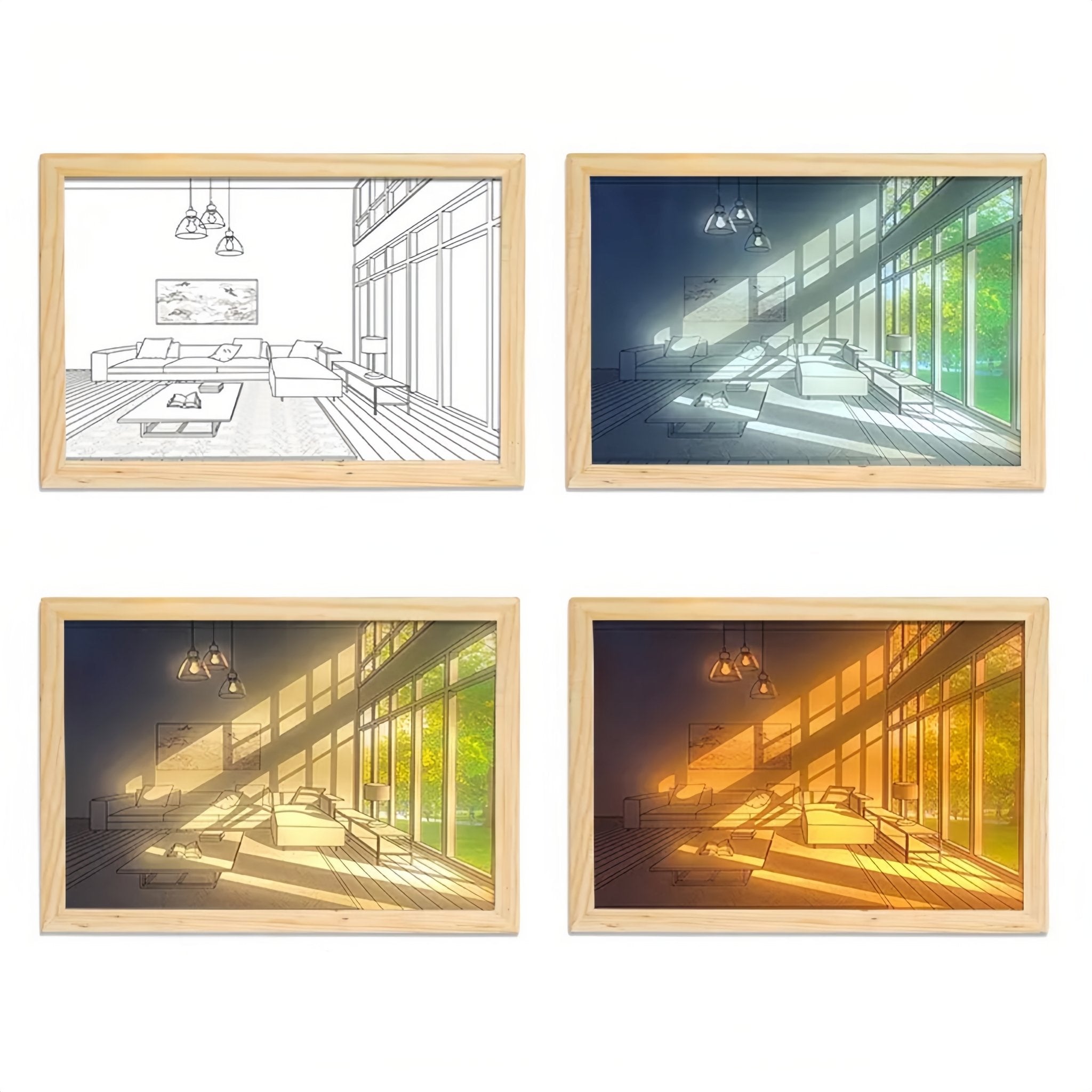 Light Painting LED Decorative Piece - Add Artistic Charm to Your Space