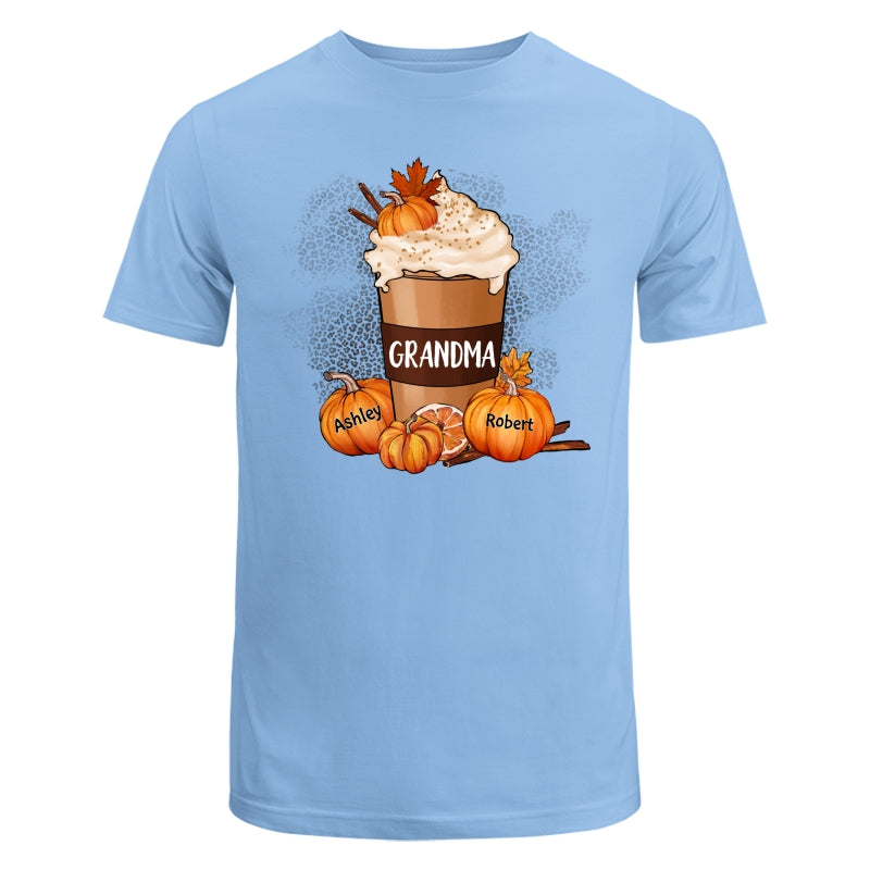 Grandma Mom Pumpkin Spice Latte Personalized Shirt