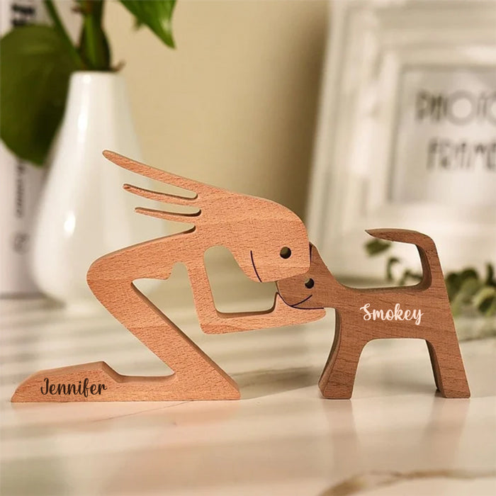 Personalized Custom Wooden Pet Carvings - Gift For Pet Lovers