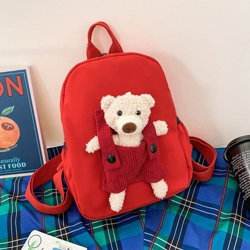 Personalized Name Bag Pack For Kids With Cute Bear  School Bag