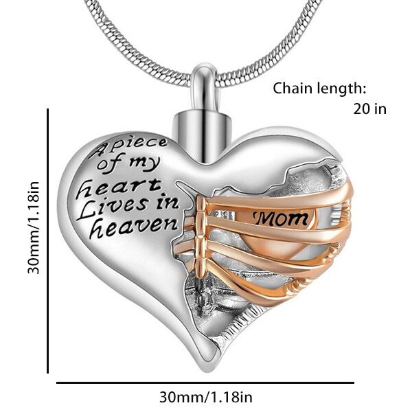 ❤️Last Day Special Sale 70% OFF - A piece of my heart lives in heaven Necklace