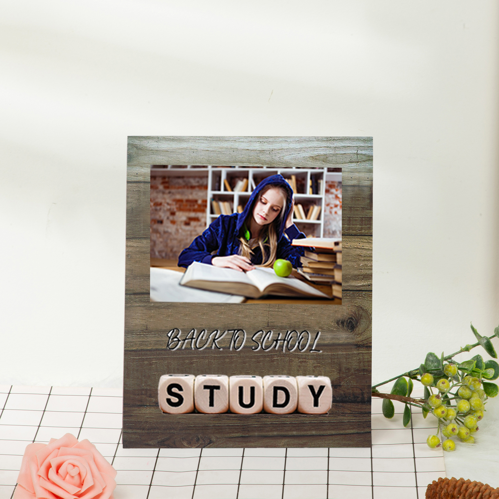 Personalized Back to School Study Picture Frame