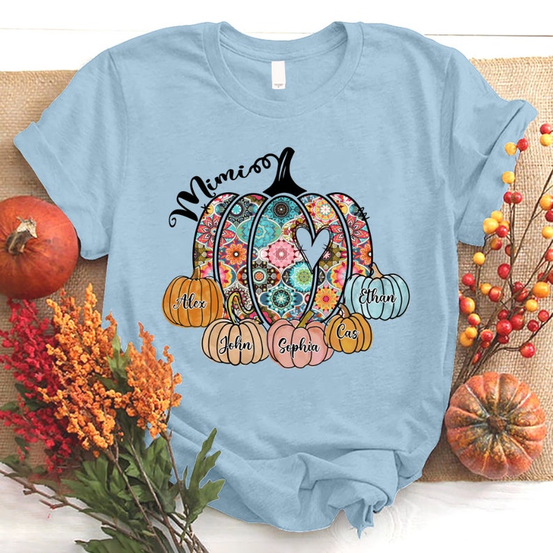 Personalized Grandma Pumpkin Shirt