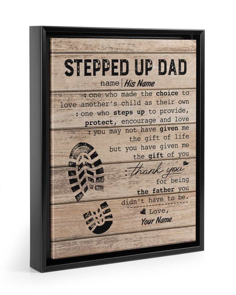 Stepped Up Dad Personalized