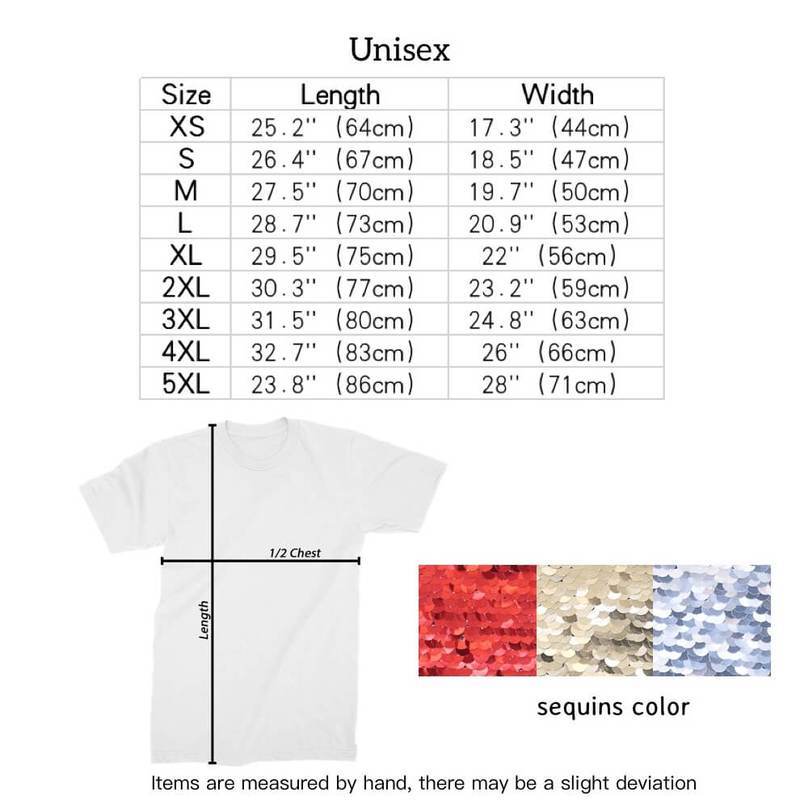 Custom Flip Sequin Shirt/Hoodie (Heart)