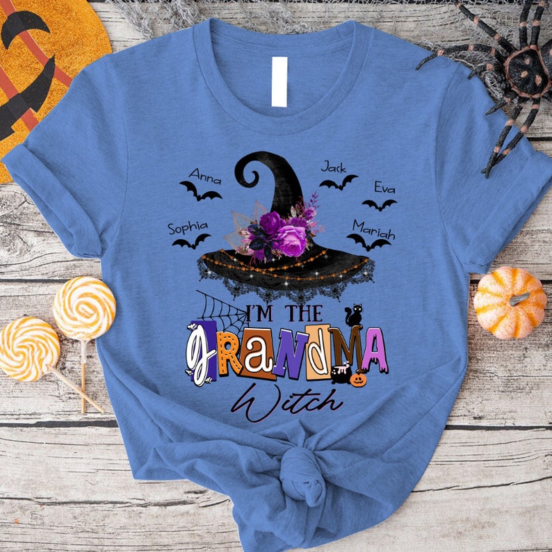 Personalized Grandma Witch T-Shirt