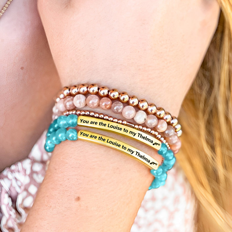 For Friend - Ride Or Die Bead Lettering Bracelet