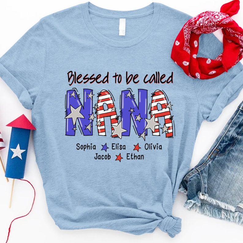 Personalized Grandma T Shirt