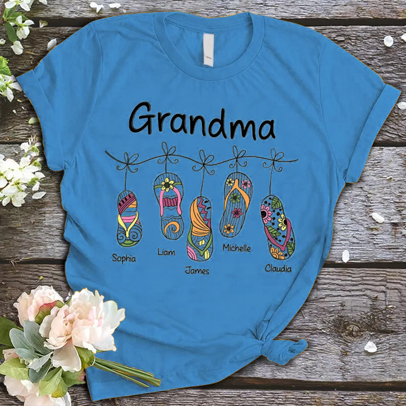 Personalized Shirt for Summer Flipflop T-Shirt
