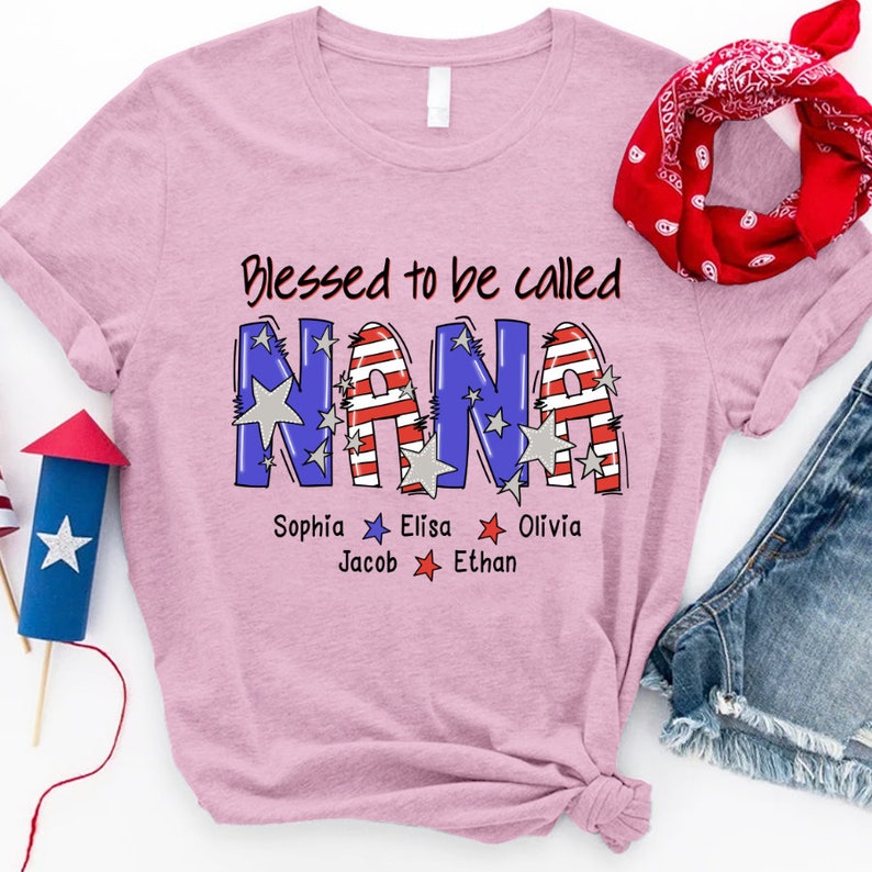 Personalized Grandma T Shirt