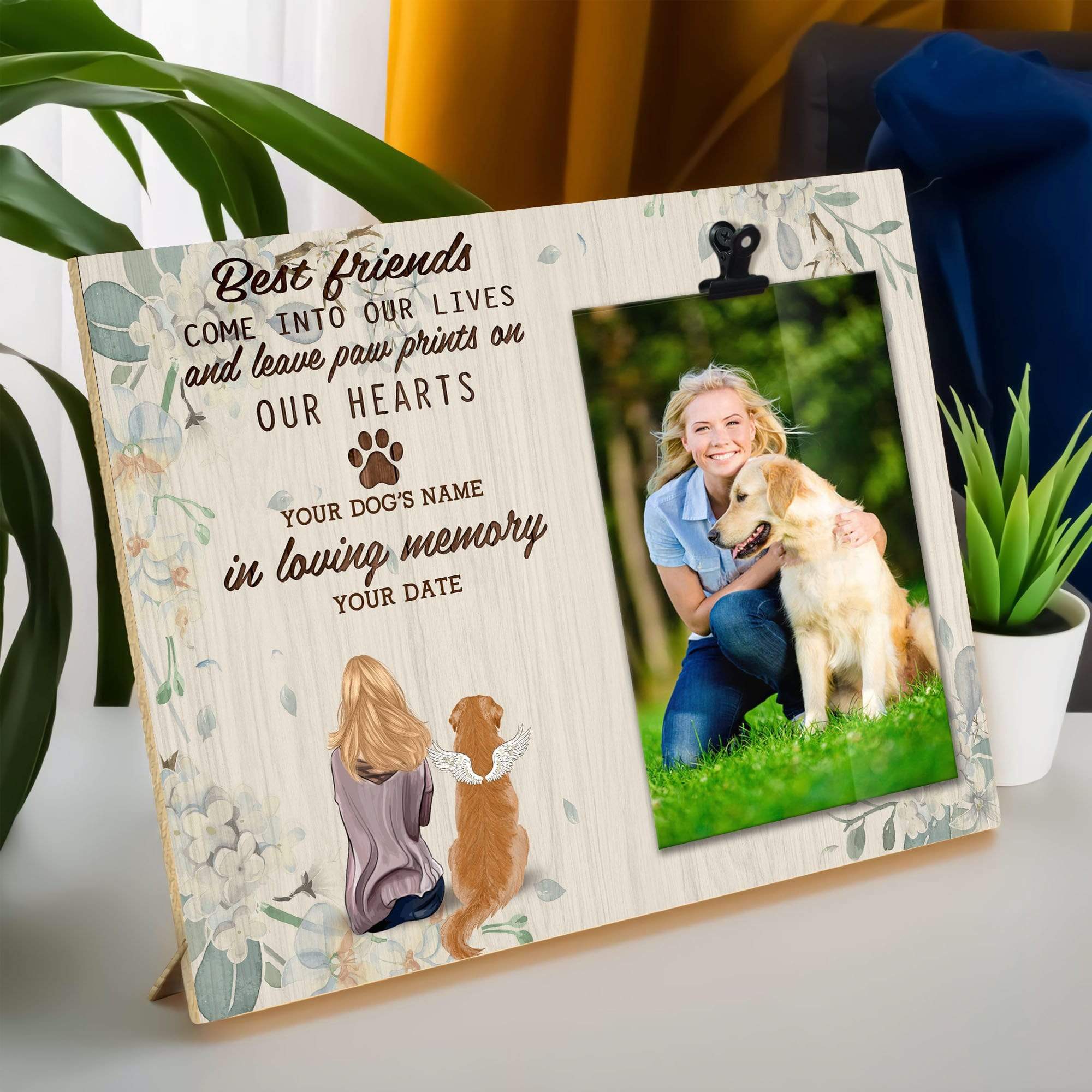 Personalized Custom Picture Frame,Dog Forever in My Heart