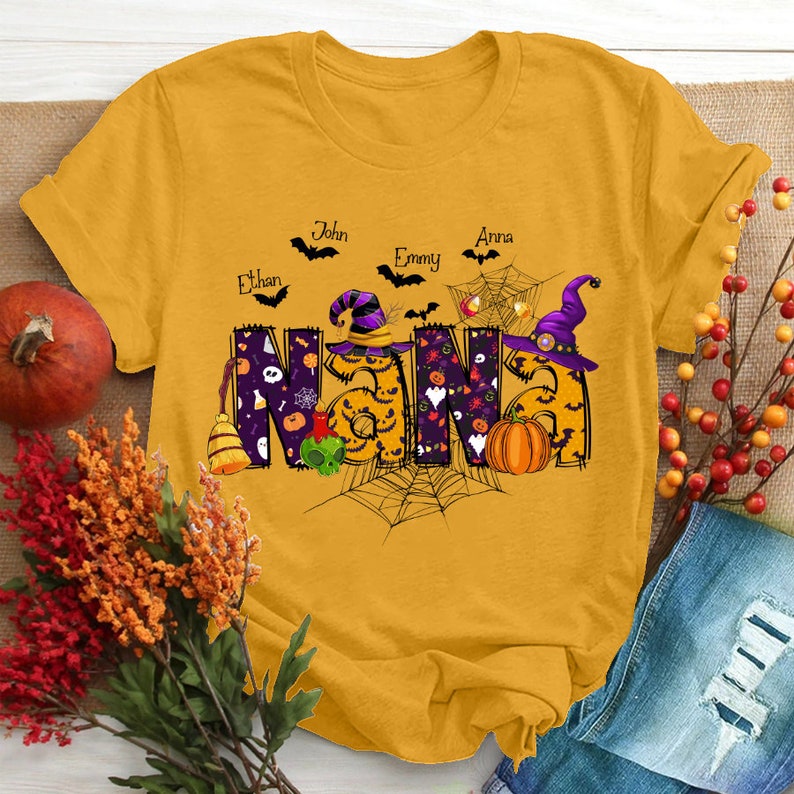 Personalized Grandma Halloween Shirt