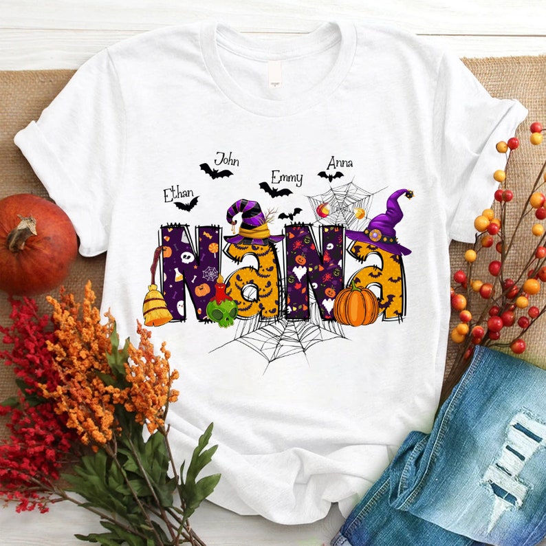 Personalized Grandma Halloween Shirt