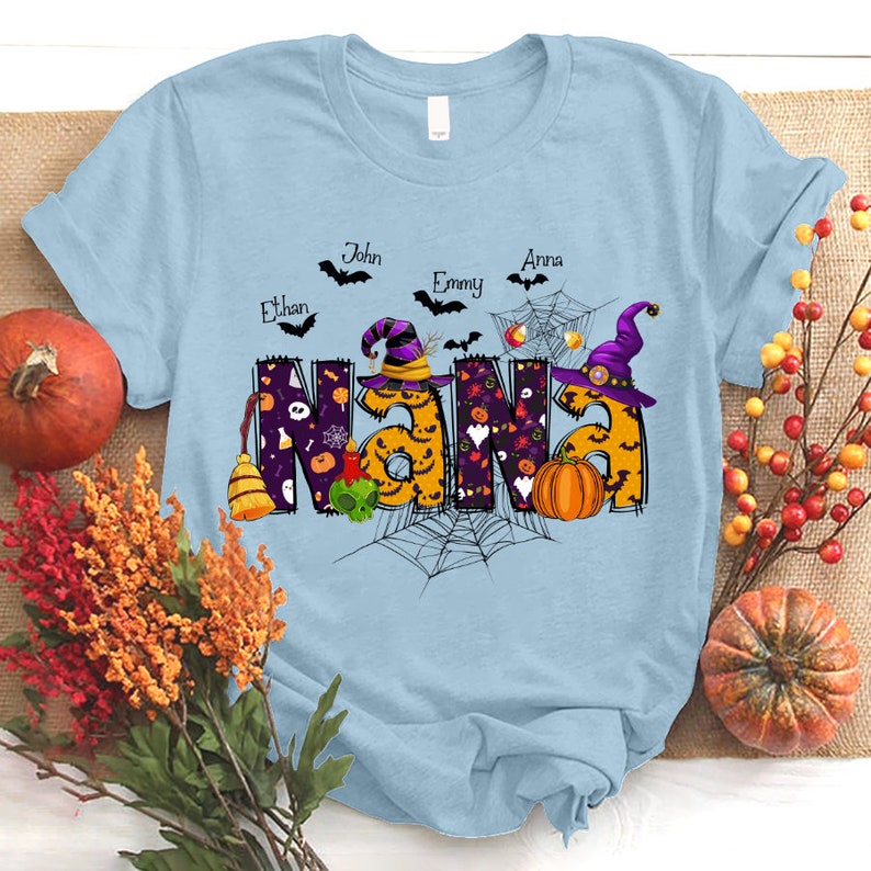 Personalized Grandma Halloween Shirt