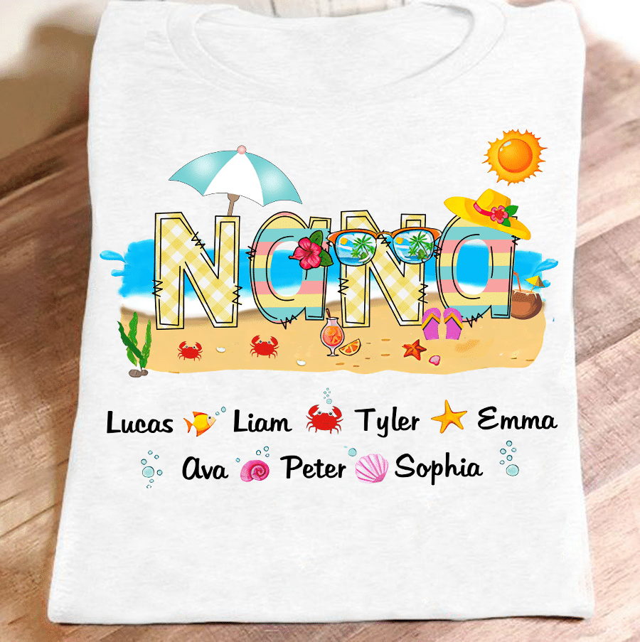 Nana Beach Summer Personalized T-Shirt