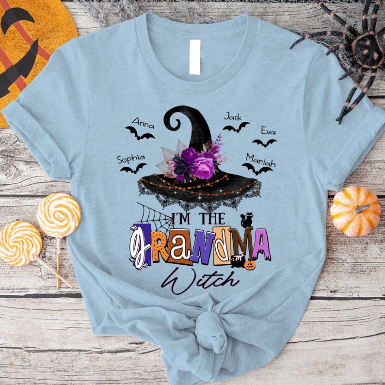 Personalized Grandma Witch T-Shirt