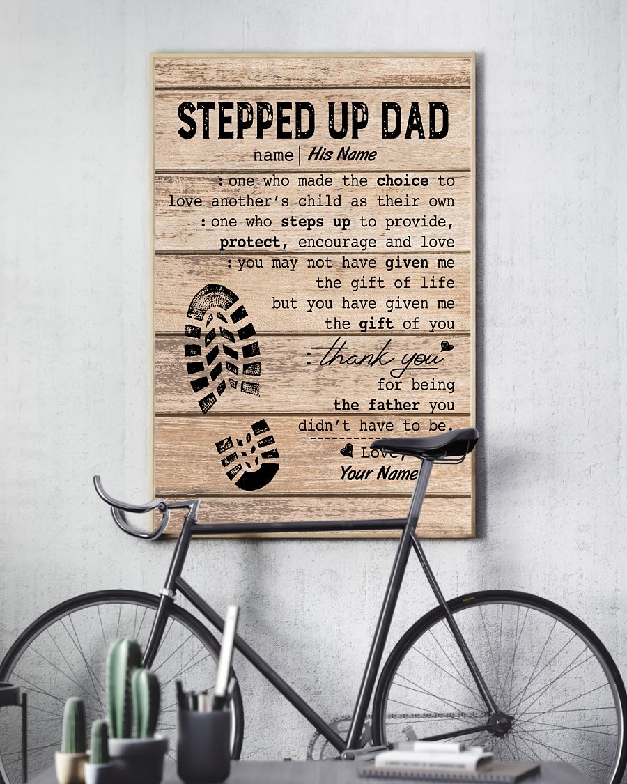 Stepped Up Dad Personalized