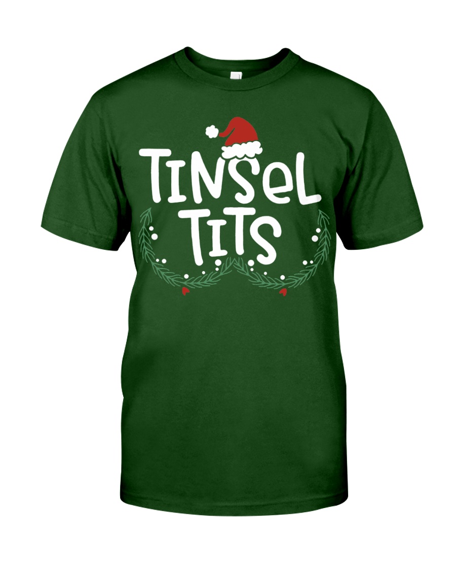 Perfect Couple Shirts: Jingle Balls - Tinsel Tits Matching Couple Shirts Classic T-Shirt