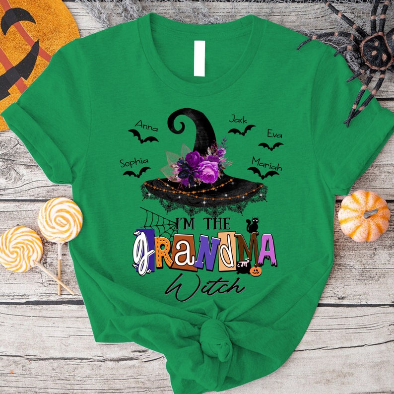 Personalized Grandma Witch T-Shirt