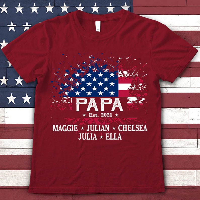 Fathers Day Gift,Custom Dad Shirt