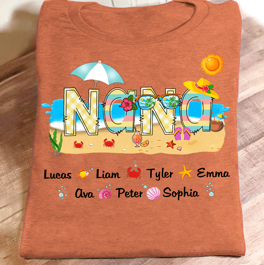 Nana Beach Summer Personalized T-Shirt