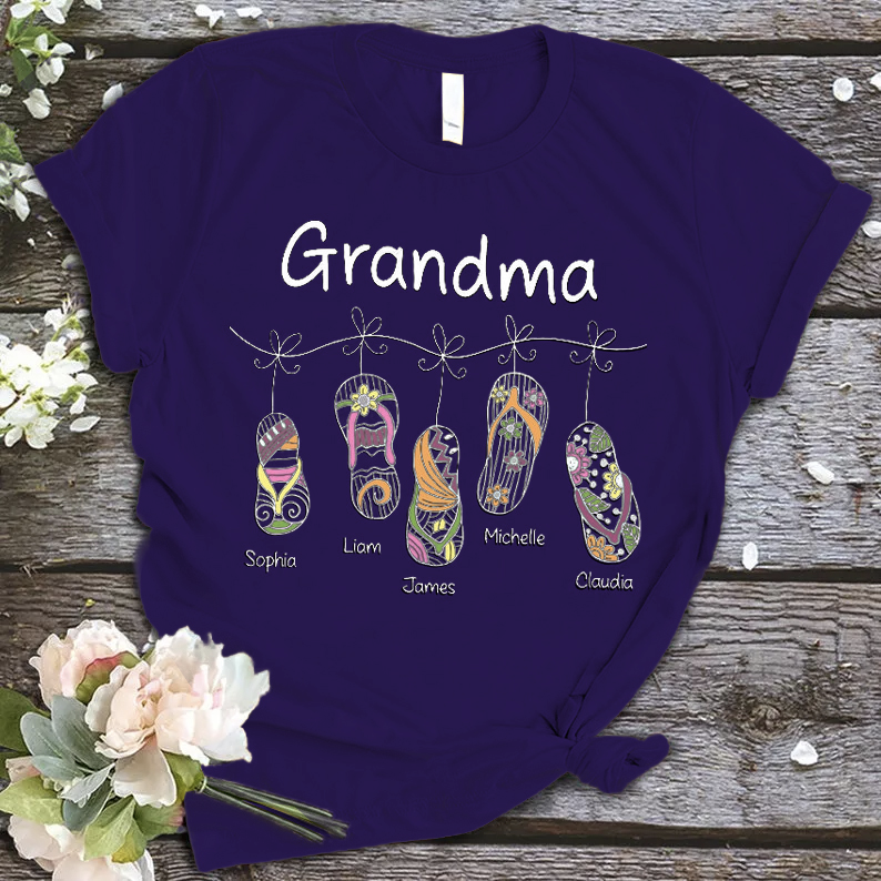 Personalized Shirt for Summer Flipflop T-Shirt