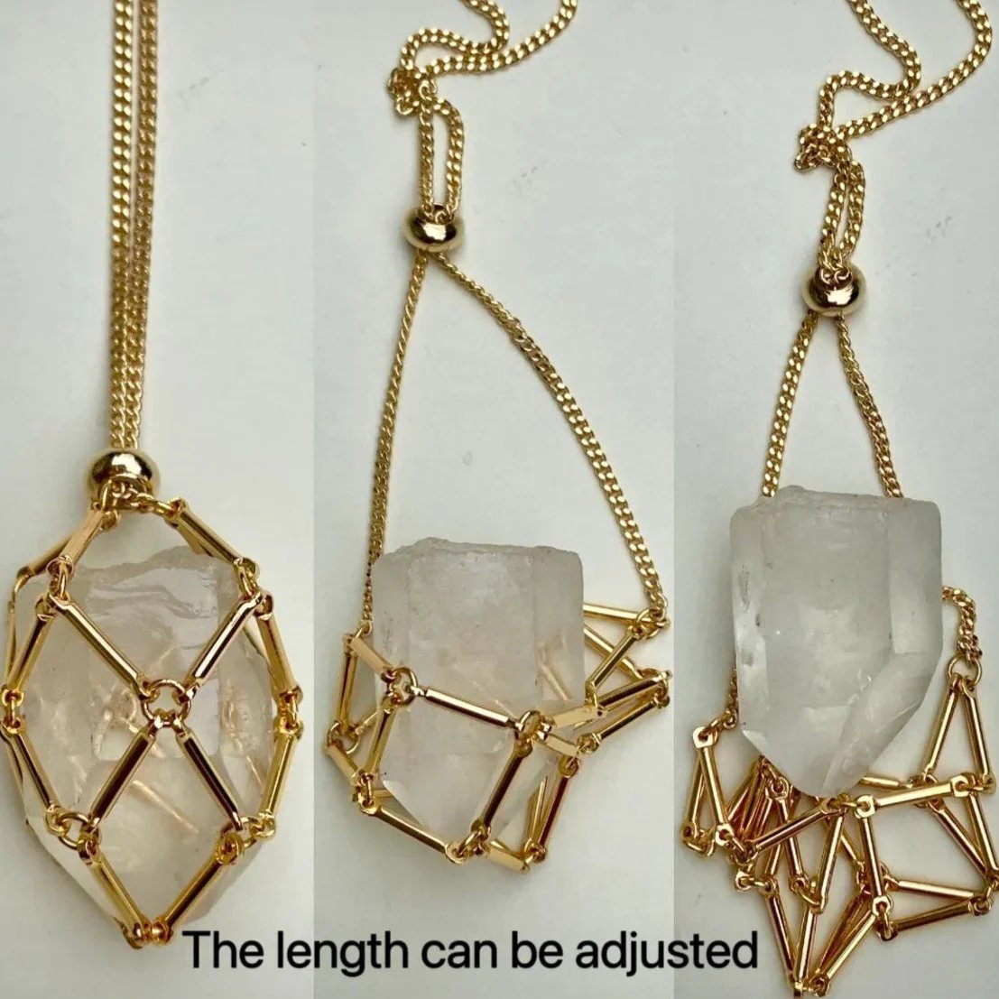 2023 Crystal Stone Holder Necklace - Free (Crystal) Gift Included🎁