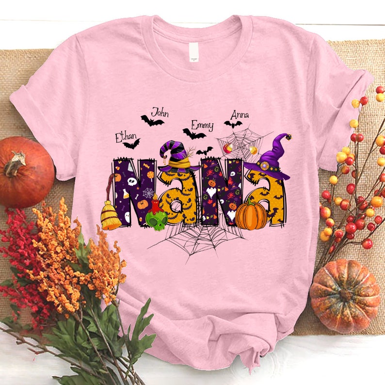 Personalized Grandma Halloween Shirt