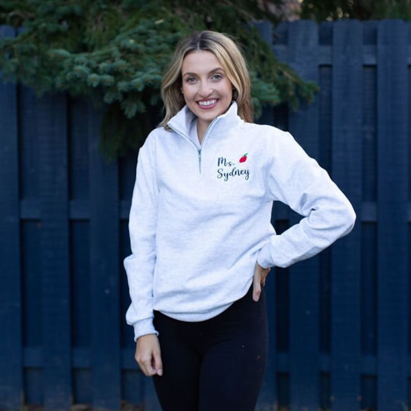 NEW | Personalized Teacher Quarter Zip Sweatshirt