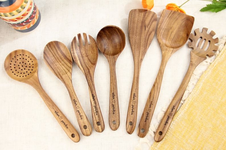 Personalized Wooden Spoon Set