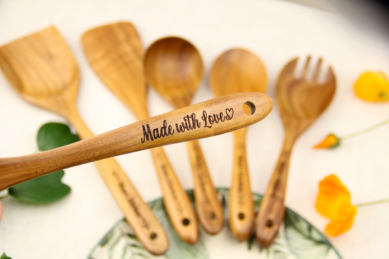 Personalized Wooden Spoon Set