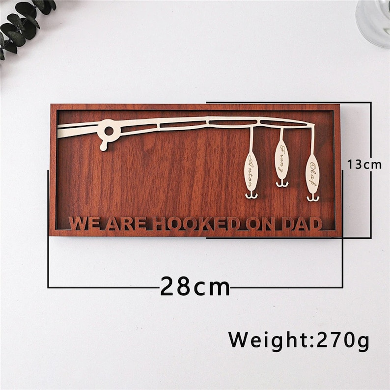 Personalized Father’s Day Gifts We Are Hooked On Dad Fishing Sign