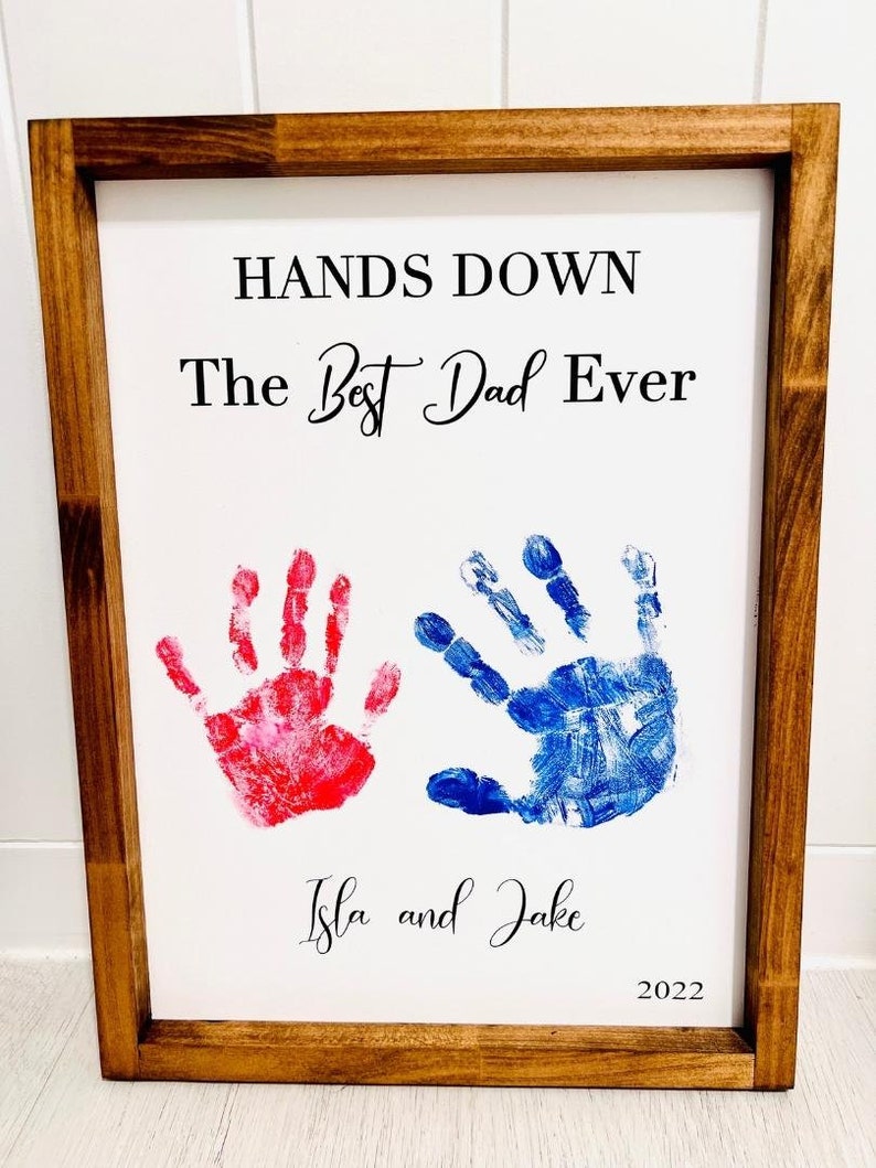 FATHER’S DAYS handmade gift- wood sign Home deco