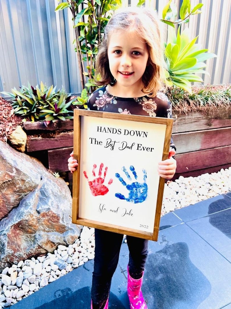 FATHER’S DAYS handmade gift- wood sign Home deco