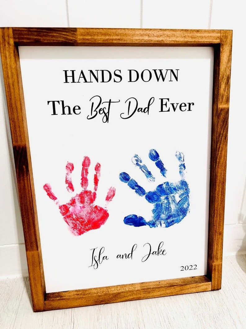 FATHER’S DAYS handmade gift- wood sign Home deco