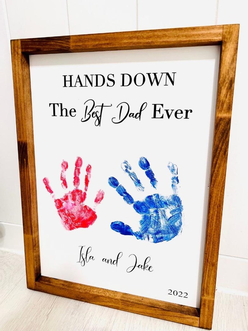 FATHER’S DAYS handmade gift- wood sign Home deco
